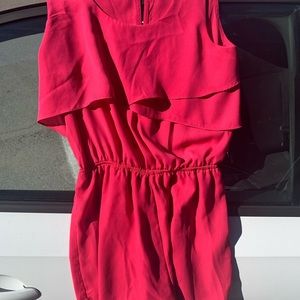 Hot pink romper